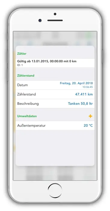 Zählerstände bearbeiten