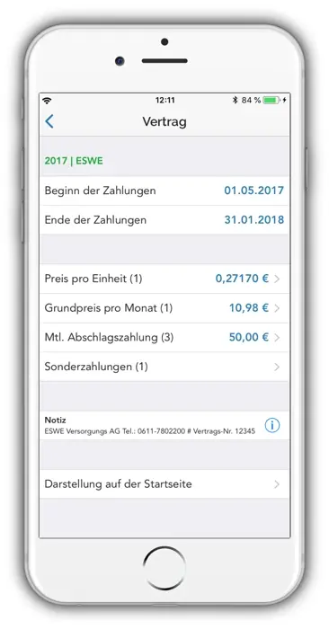 Energievertrag