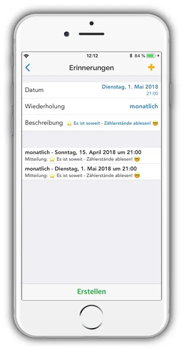 Erinnerungsfunktion