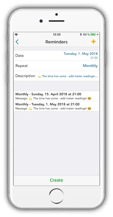 Función de recordatorio