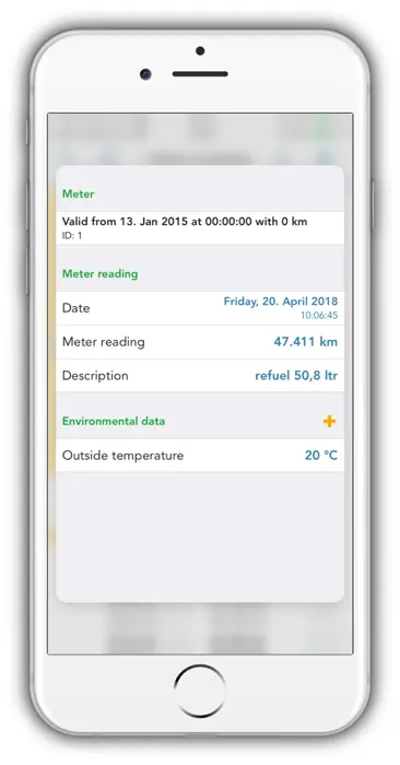 Modifier les relevés de compteurs